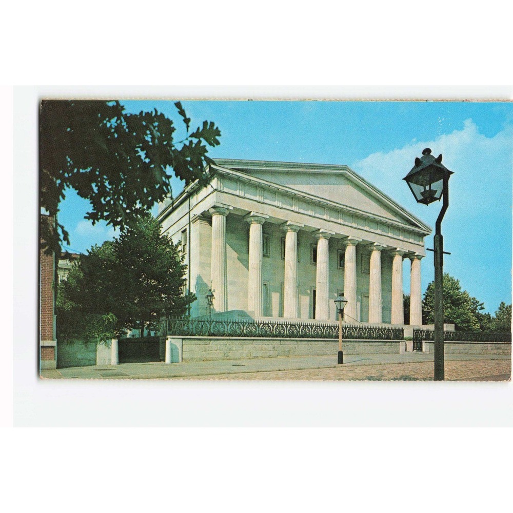 Second Bank of the United States Philadelphia PA Vintage Postcard Walter Miller